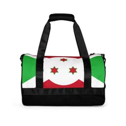 image-Sac de Sport Drapeau du Burundi – Polyester – Moyenne Capacité