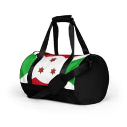 image-Sac de Sport Drapeau du Burundi – Polyester – Moyenne Capacité