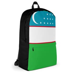 image-Sac à dos Drapeau de l'Ouzbékistan – Polyester – Léger et Résistant