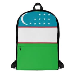 image-Sac à dos Drapeau de l'Ouzbékistan – Polyester – Léger et Résistant
