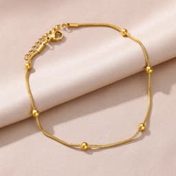 image-Anklets for Women Summer Beach Accessories Stainless Steel Imitation