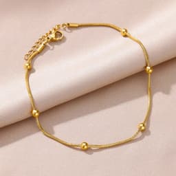 image-Anklets for Women Summer Beach Accessories Stainless Steel Imitation