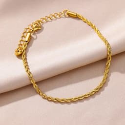 image-Anklets for Women Summer Beach Accessories Stainless Steel Imitation