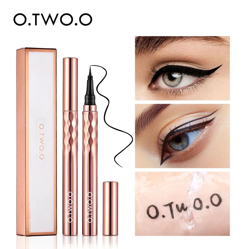 image-O.TWO.O Eyeliner Pencil Liquid Eye Liner Waterproof Smudge Proof Quick