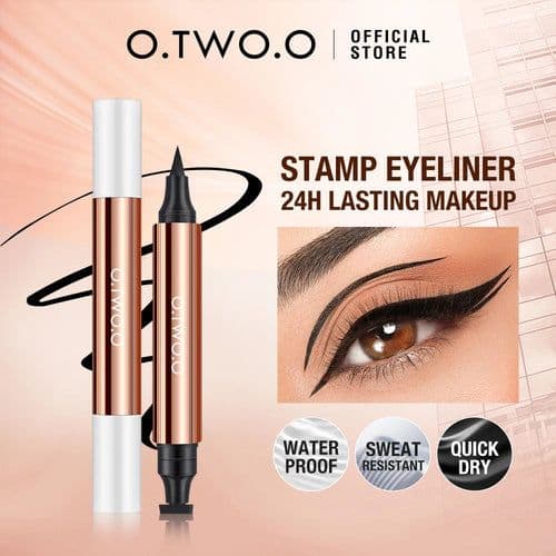 image-O.TWO.O Eyeliner Pencil Liquid Eye Liner Waterproof Smudge Proof Quick