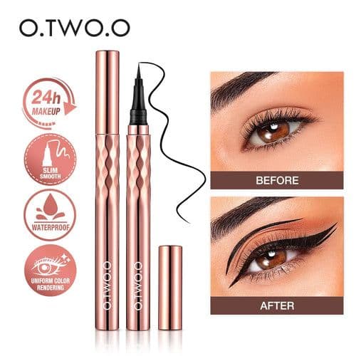 image-O.TWO.O Eyeliner Pencil Liquid Eye Liner Waterproof Smudge Proof Quick