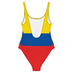 image-Maillot de Bain Femme – Drapeau de l'Équateur – 1 Pièce