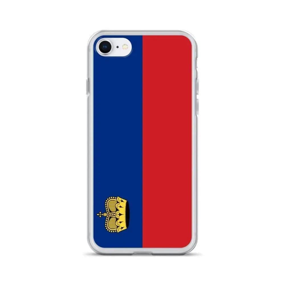 image-Coque iPhone Drapeau Liechtenstein – Étui Souple – Résistant et Antich
