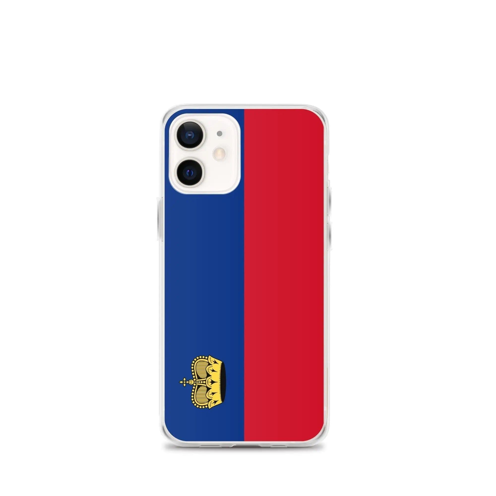 image-Coque iPhone Drapeau Liechtenstein – Étui Souple – Résistant et Antich