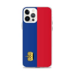 image-Coque iPhone Drapeau Liechtenstein – Étui Souple – Résistant et Antich