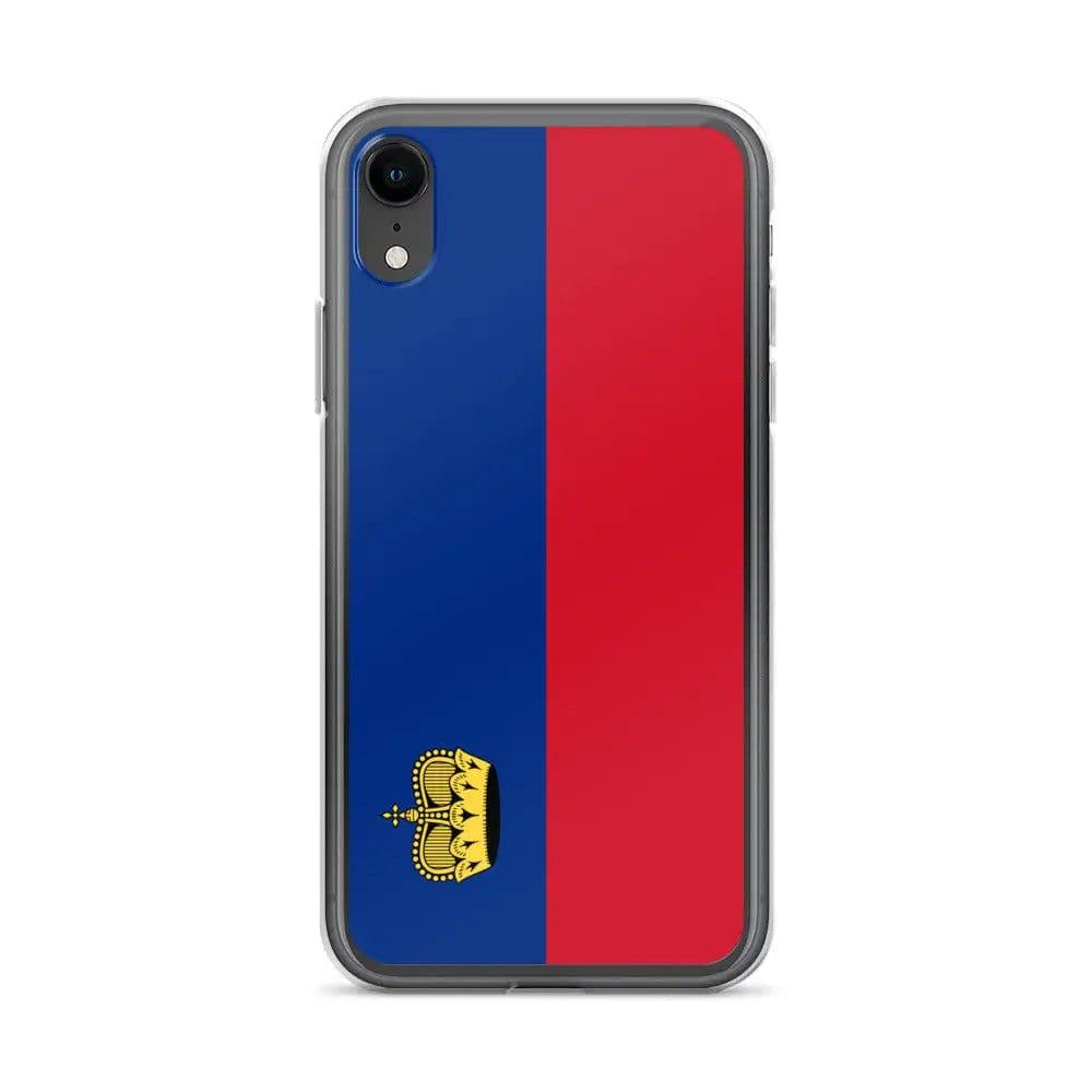 image-Coque iPhone Drapeau Liechtenstein – Étui Souple – Résistant et Antich