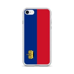 image-Coque iPhone Drapeau Liechtenstein – Étui Souple – Résistant et Antich