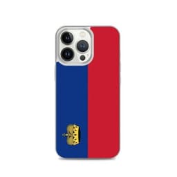 image-Coque iPhone Drapeau Liechtenstein – Étui Souple – Résistant et Antich