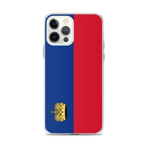 image-Coque iPhone Drapeau Liechtenstein – Étui Souple – Résistant et Antich