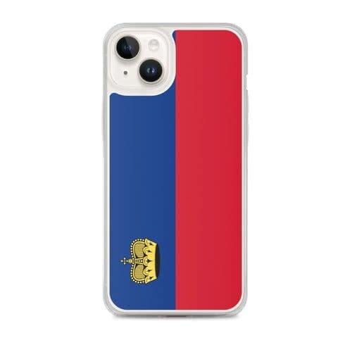image-Coque iPhone Drapeau Liechtenstein – Étui Souple – Résistant et Antich