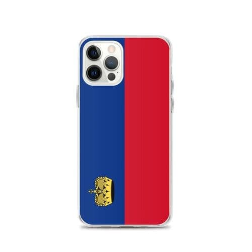 image-Coque iPhone Drapeau Liechtenstein – Étui Souple – Résistant et Antich