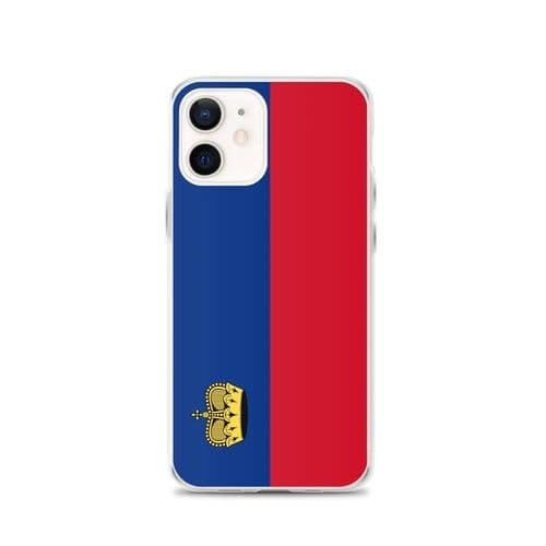 image-Coque iPhone Drapeau Liechtenstein – Étui Souple – Résistant et Antich