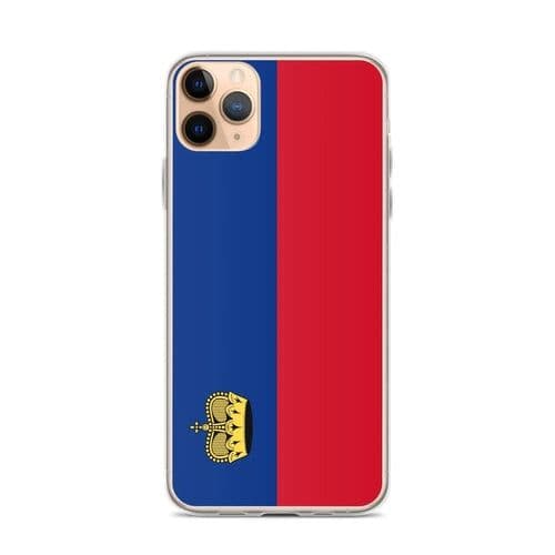 image-Coque iPhone Drapeau Liechtenstein – Étui Souple – Résistant et Antich