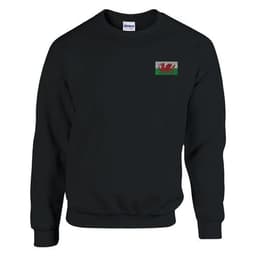 image-Sweat-shirt Drapeau du pays de Galles en broderie