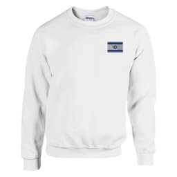 image-Sweat-shirt Drapeau d'Israël en broderie