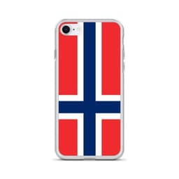 image-Coque iPhone Drapeau de l'île Bouvet – Étui Souple – Résistant et Anti