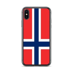 image-Coque iPhone Drapeau de l'île Bouvet – Étui Souple – Résistant et Anti