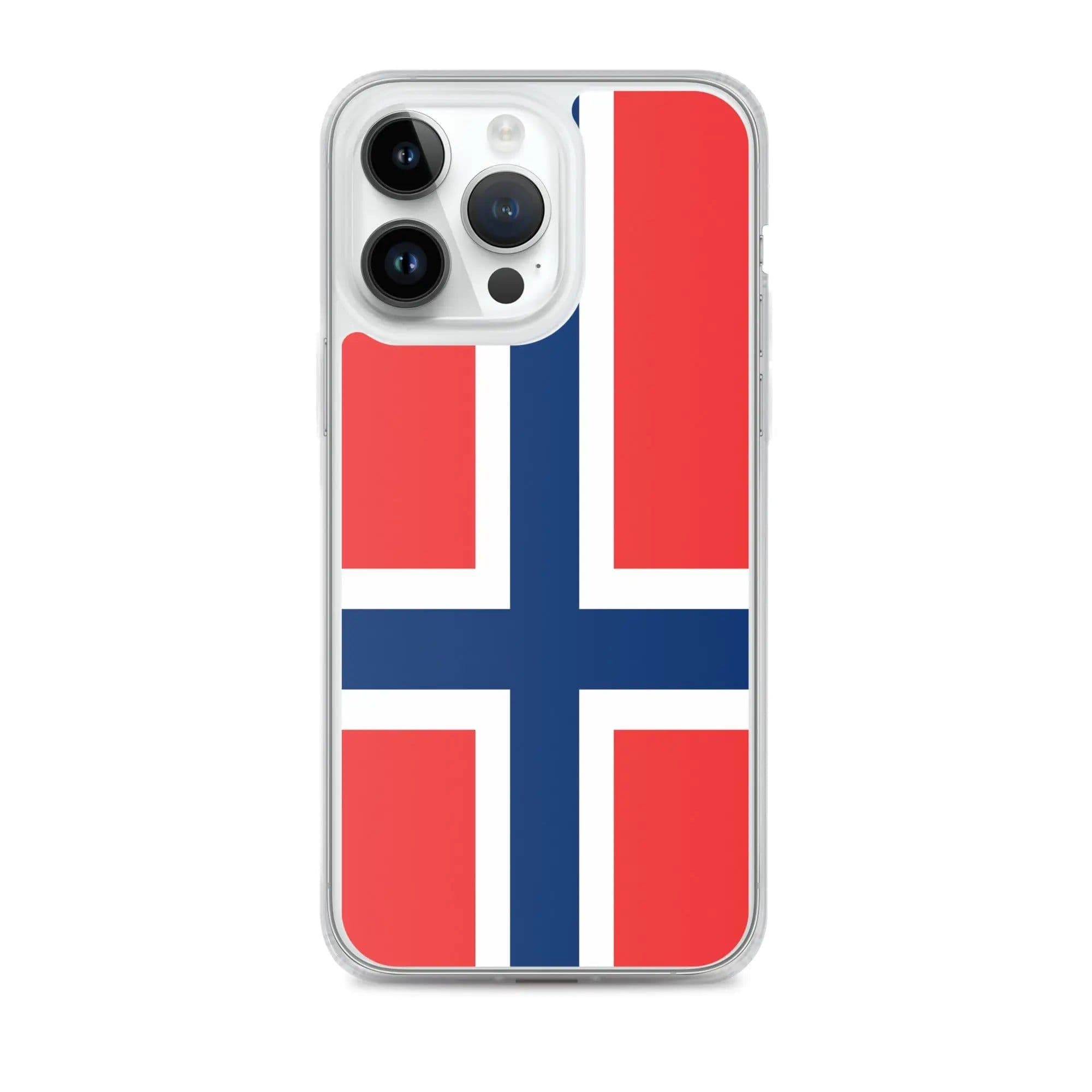 image-Coque iPhone Drapeau de l'île Bouvet – Étui Souple – Résistant et Anti