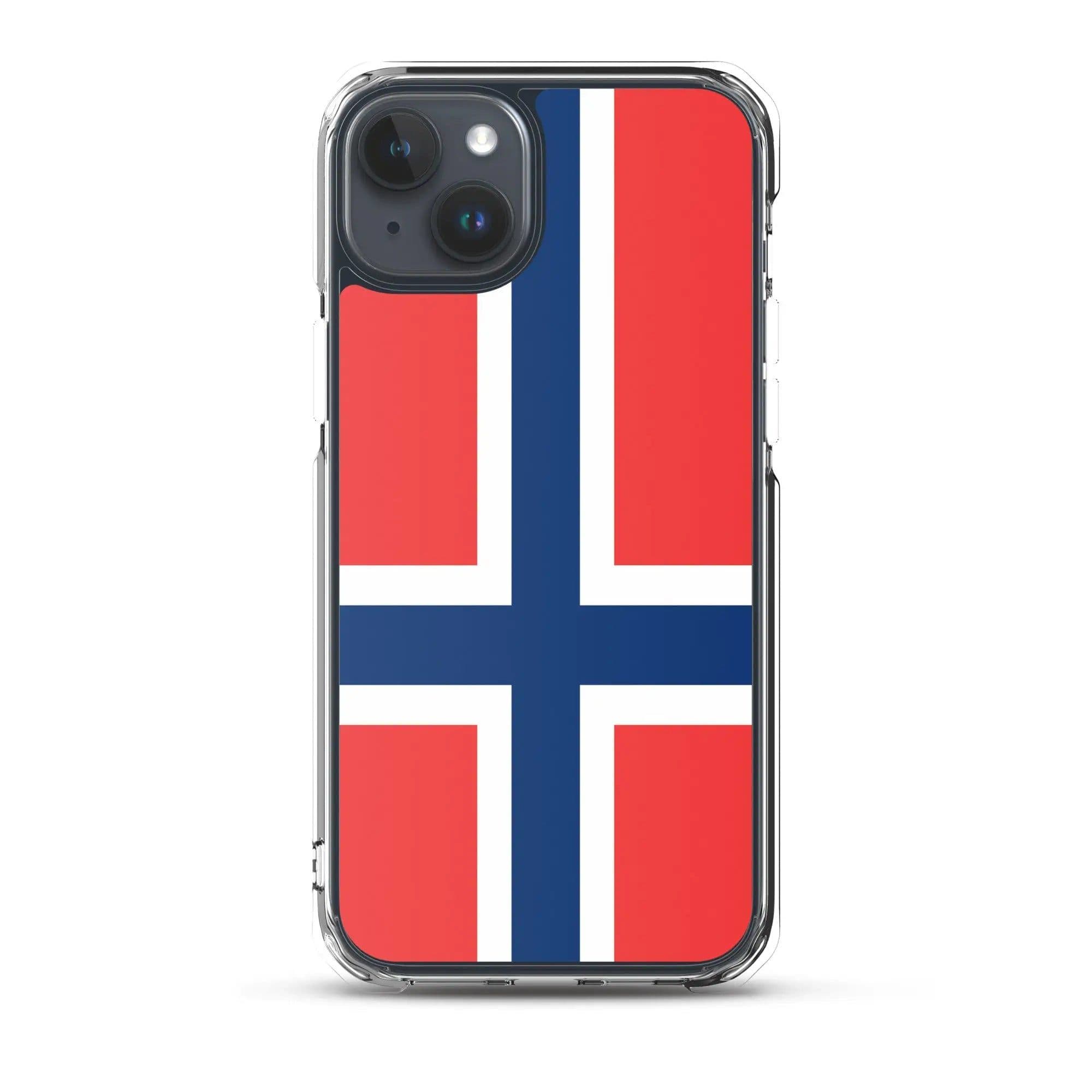 image-Coque iPhone Drapeau de l'île Bouvet – Étui Souple – Résistant et Anti