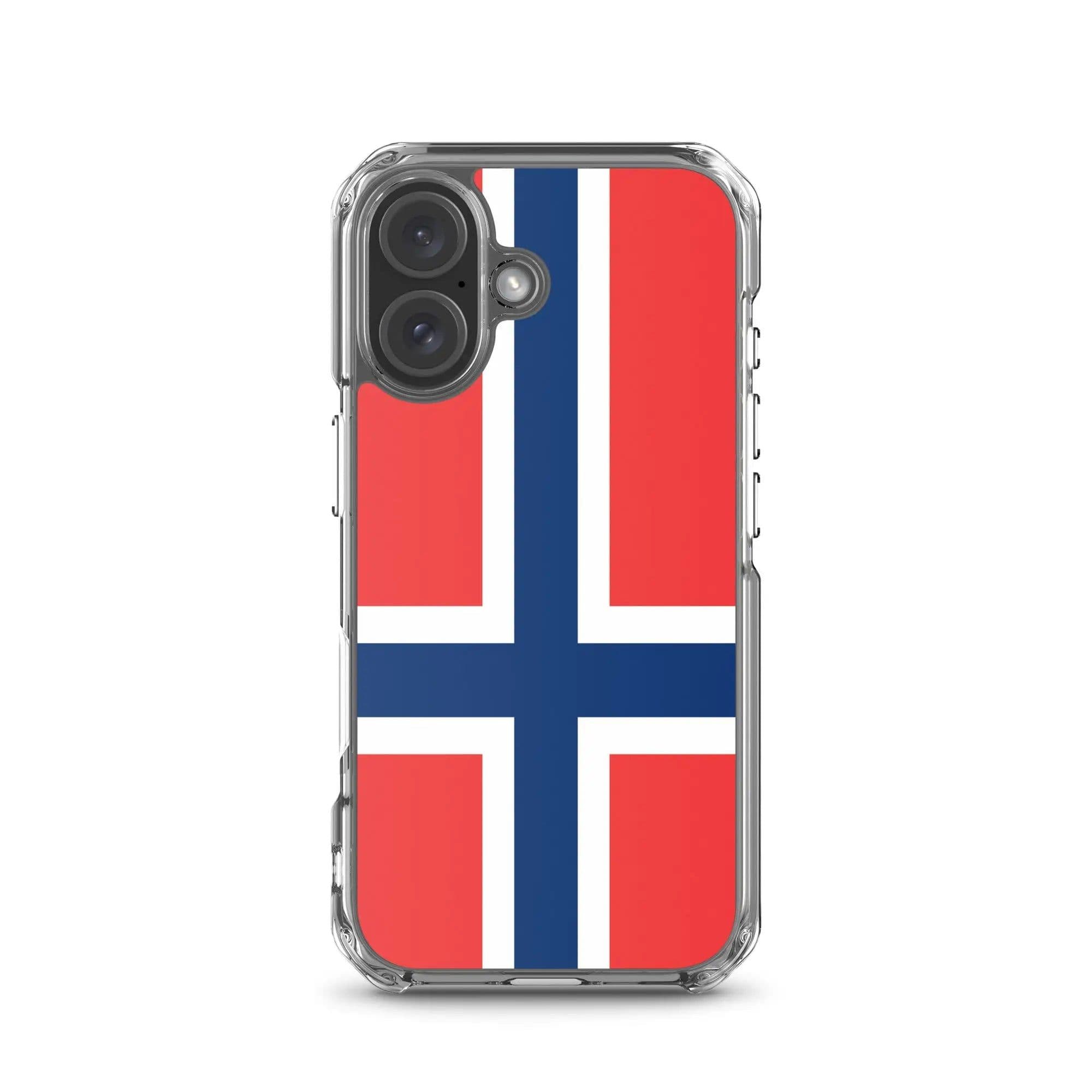 image-Coque iPhone Drapeau de l'île Bouvet – Étui Souple – Résistant et Anti