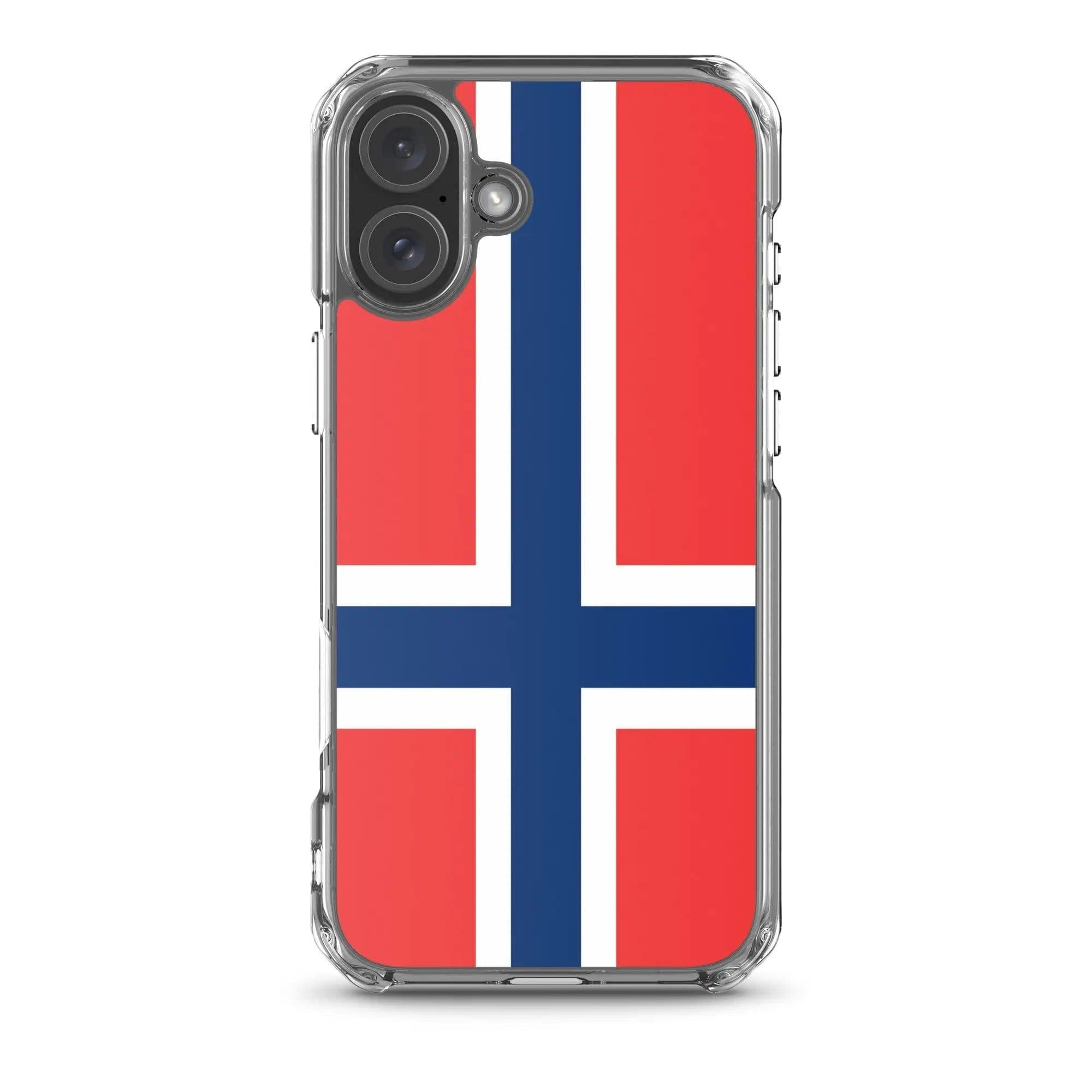image-Coque iPhone Drapeau de l'île Bouvet – Étui Souple – Résistant et Anti