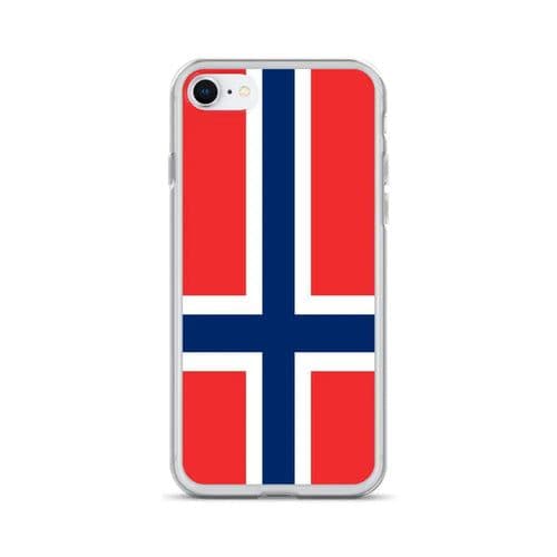 image-Coque iPhone Drapeau de l'île Bouvet – Étui Souple – Résistant et Anti