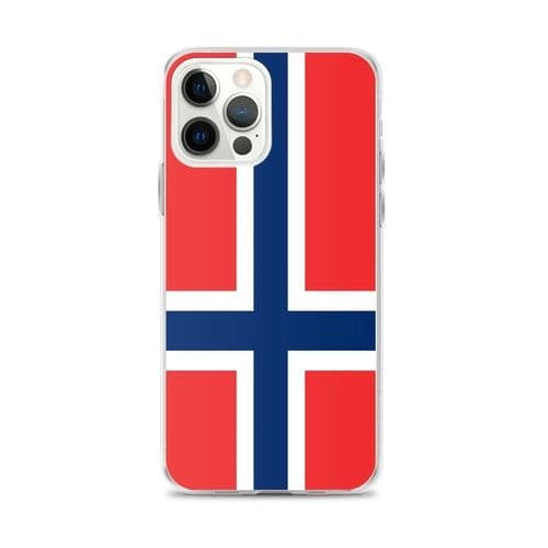 image-Coque iPhone Drapeau de l'île Bouvet – Étui Souple – Résistant et Anti