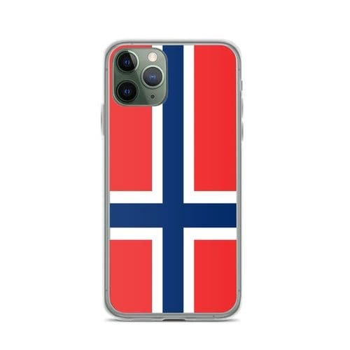 image-Coque iPhone Drapeau de l'île Bouvet – Étui Souple – Résistant et Anti