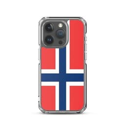 image-Coque iPhone Drapeau de l'île Bouvet – Étui Souple – Résistant et Anti