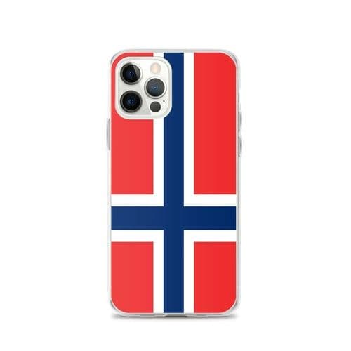 image-Coque iPhone Drapeau de l'île Bouvet – Étui Souple – Résistant et Anti
