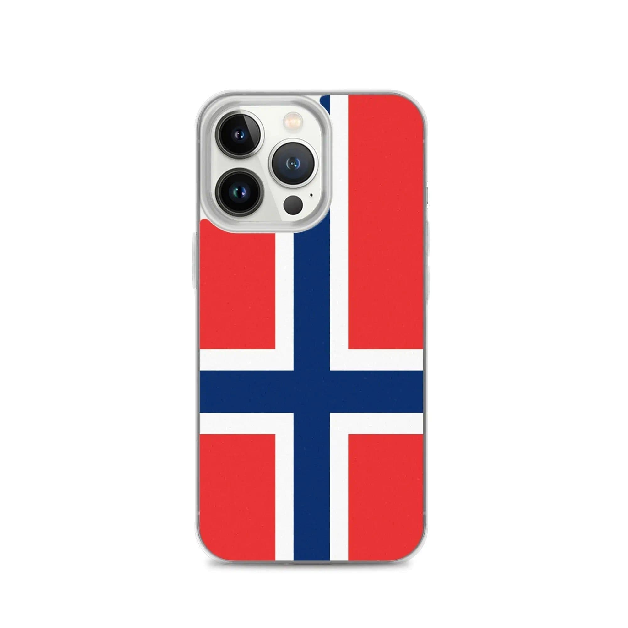 image-Coque iPhone Drapeau de l'île Bouvet – Étui Souple – Résistant et Anti