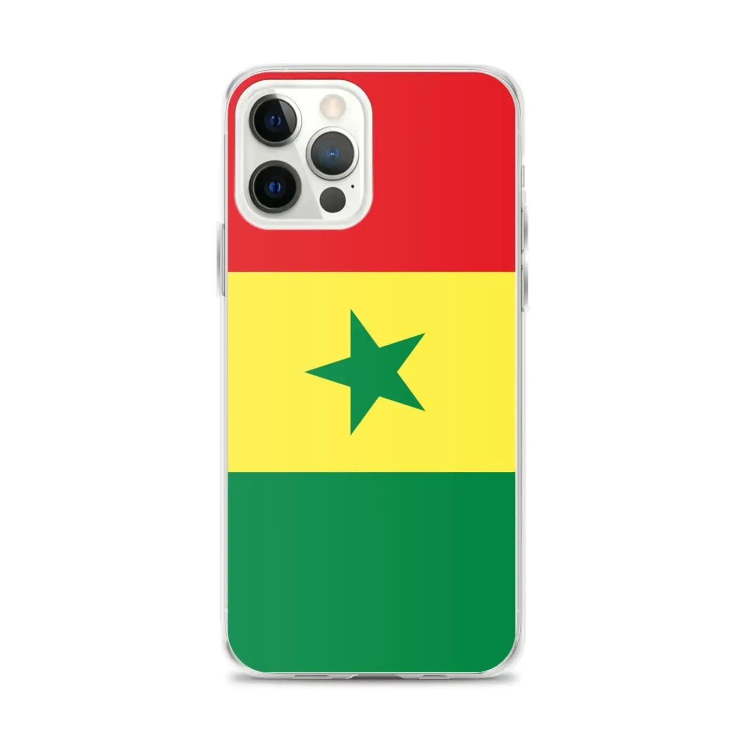 image-Coque iPhone Drapeau du Sénégal – Étui Souple – Résistant et Antichoc