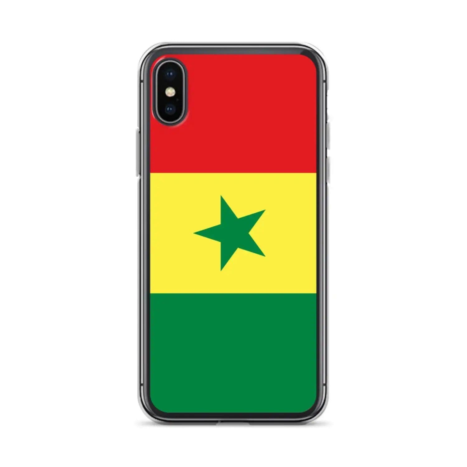 image-Coque iPhone Drapeau du Sénégal – Étui Souple – Résistant et Antichoc