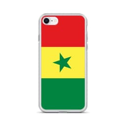 image-Coque iPhone Drapeau du Sénégal – Étui Souple – Résistant et Antichoc