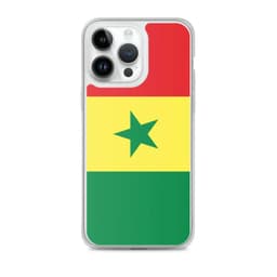 image-Coque iPhone Drapeau du Sénégal – Étui Souple – Résistant et Antichoc