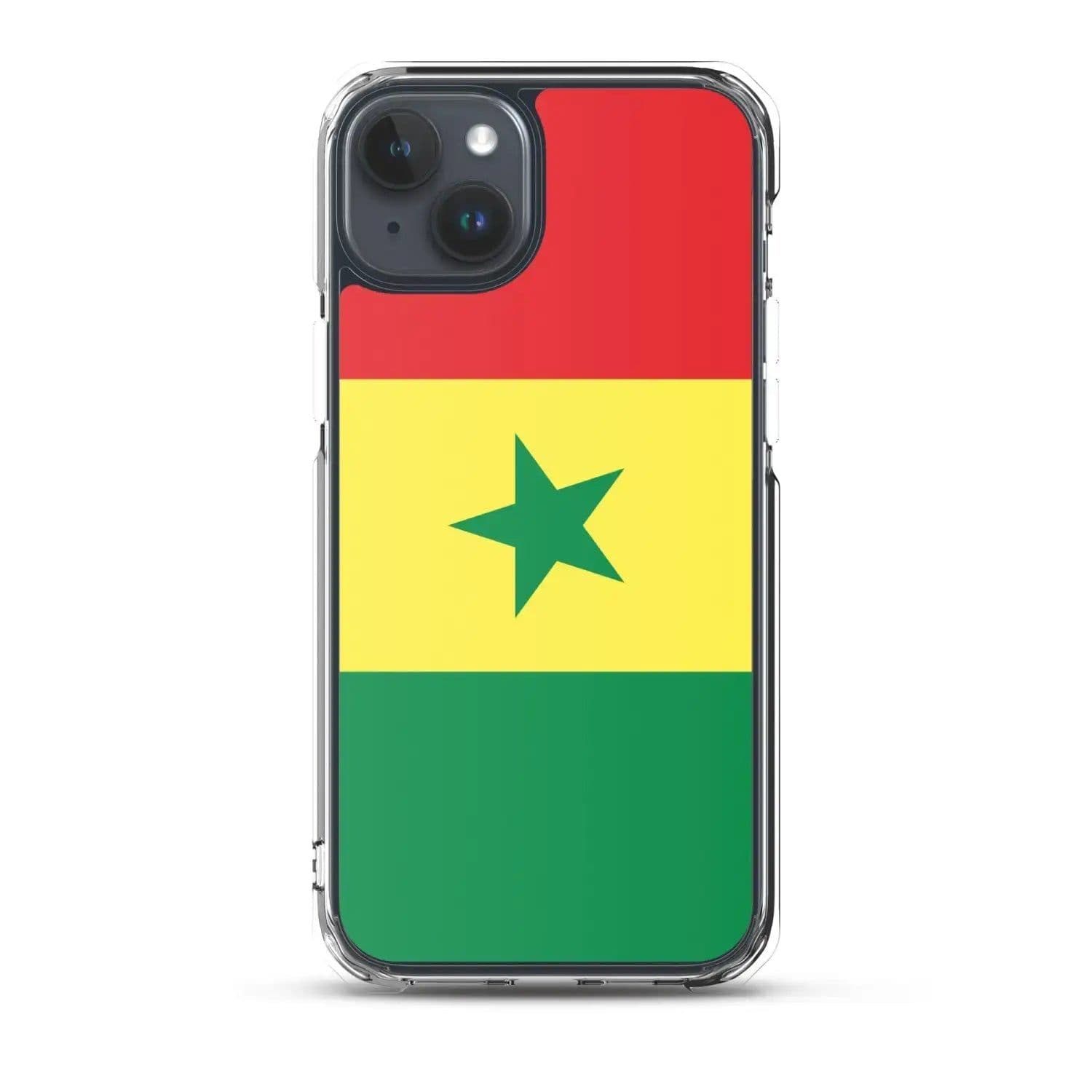 image-Coque iPhone Drapeau du Sénégal – Étui Souple – Résistant et Antichoc