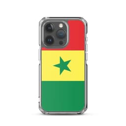image-Coque iPhone Drapeau du Sénégal – Étui Souple – Résistant et Antichoc