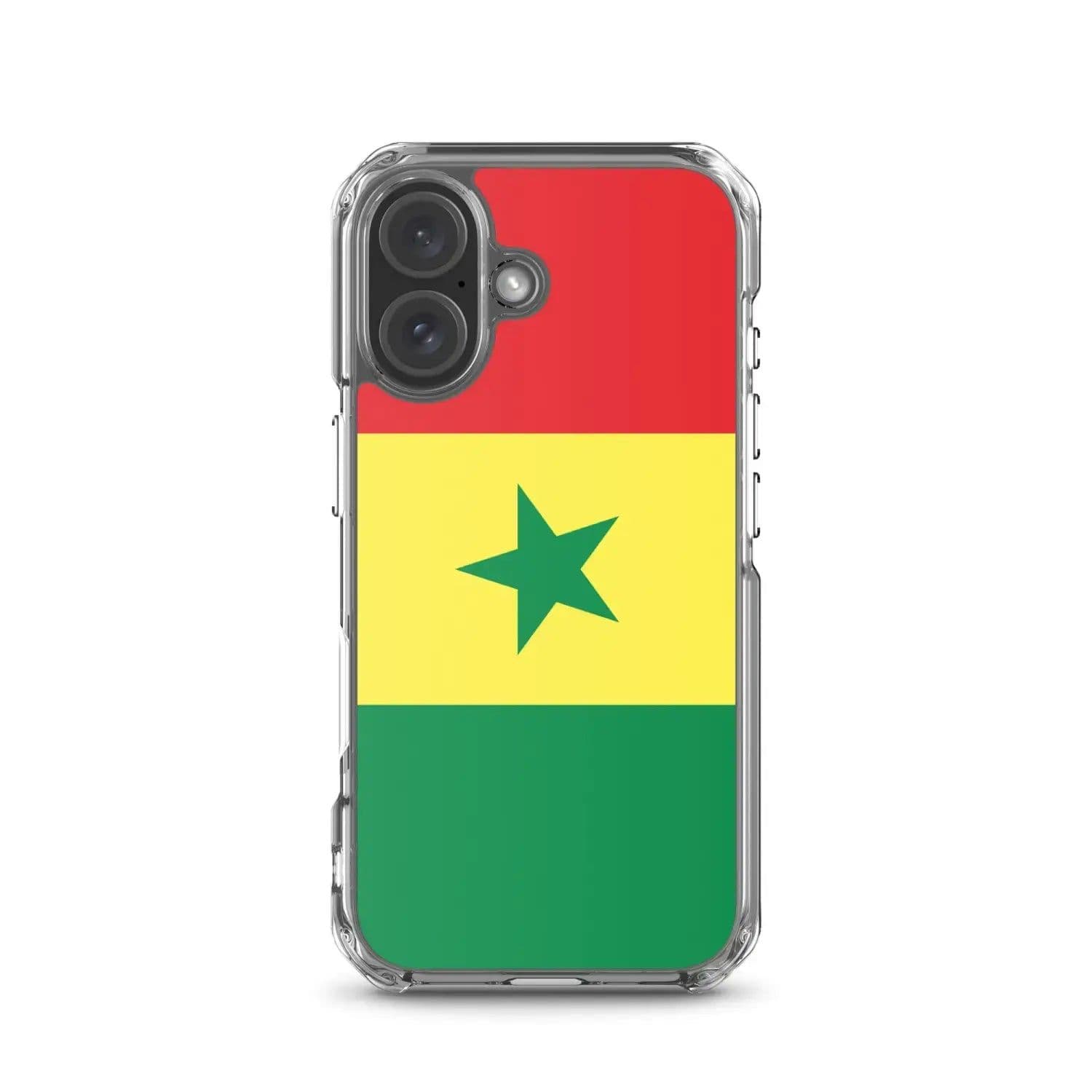 image-Coque iPhone Drapeau du Sénégal – Étui Souple – Résistant et Antichoc