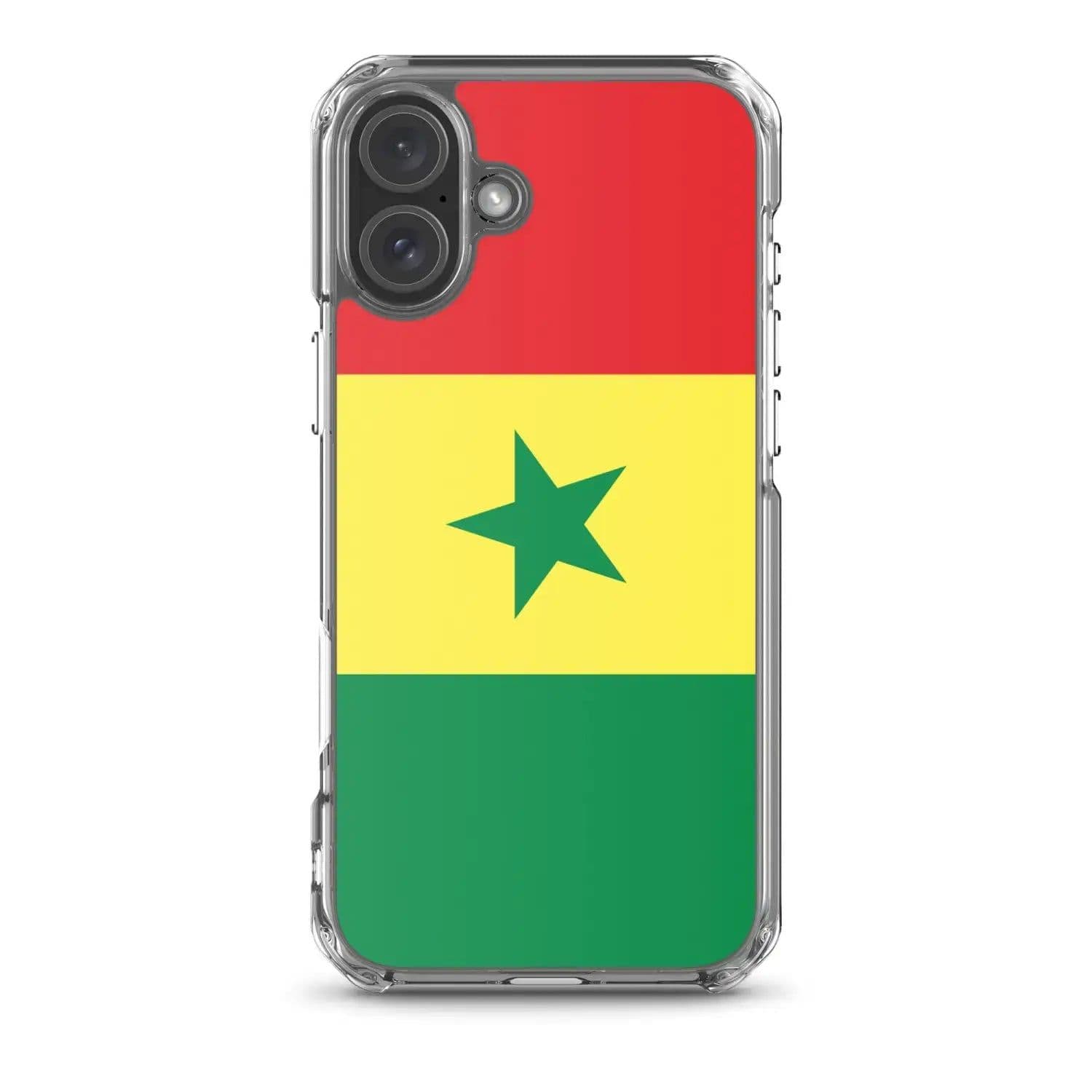 image-Coque iPhone Drapeau du Sénégal – Étui Souple – Résistant et Antichoc