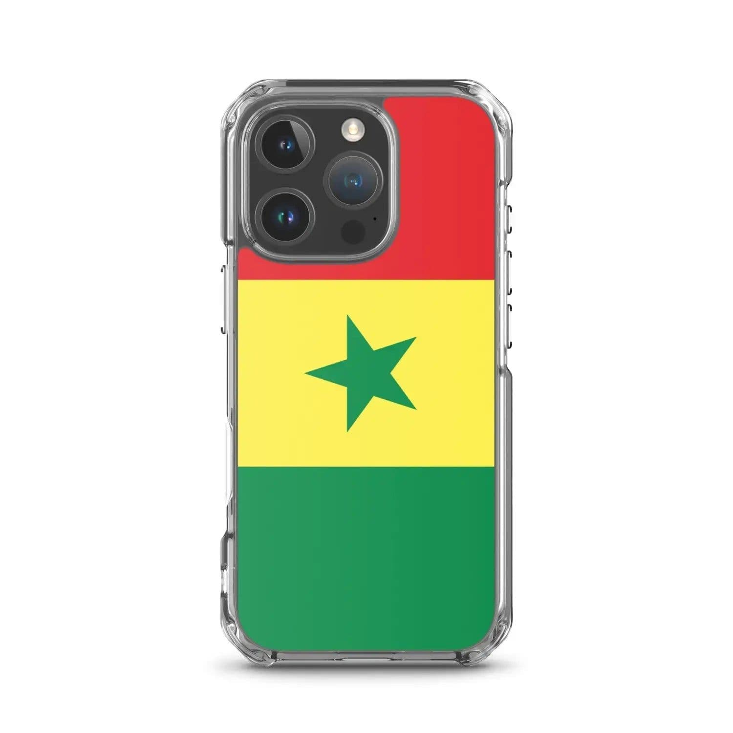 image-Coque iPhone Drapeau du Sénégal – Étui Souple – Résistant et Antichoc