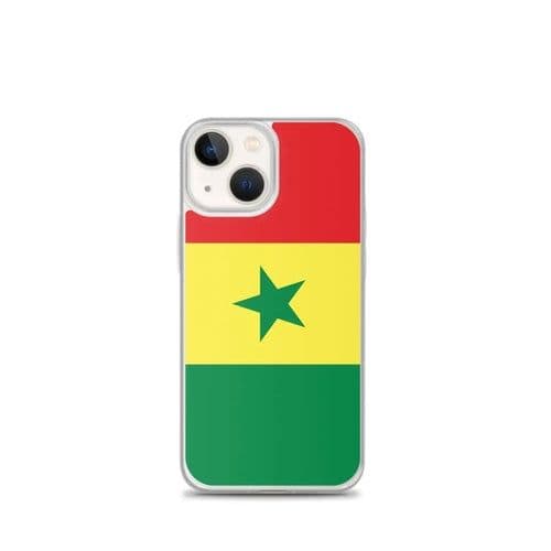 image-Coque iPhone Drapeau du Sénégal – Étui Souple – Résistant et Antichoc