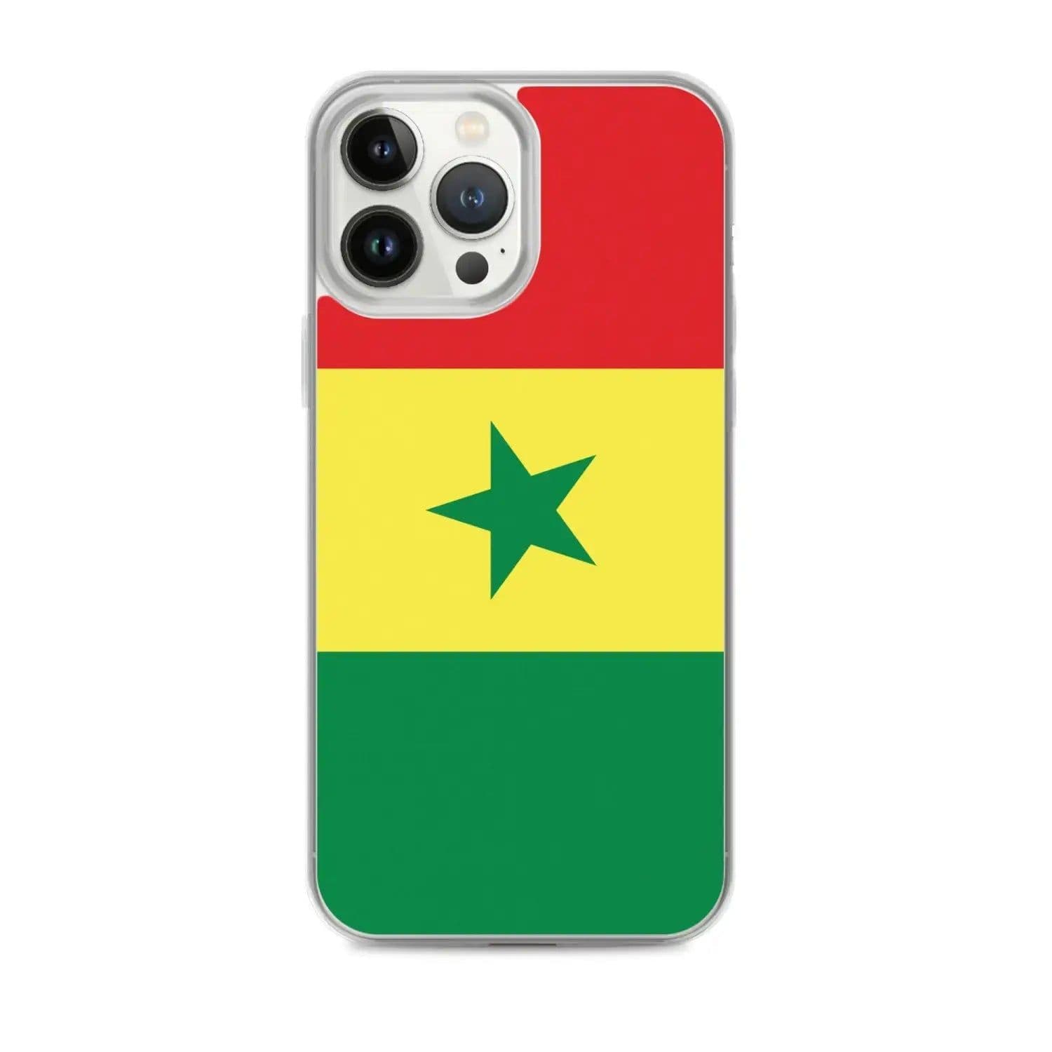 image-Coque iPhone Drapeau du Sénégal – Étui Souple – Résistant et Antichoc