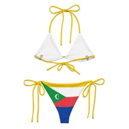 image-Bikini Femme – Drapeau des Comores – Maillot de Bain 2 Pièces