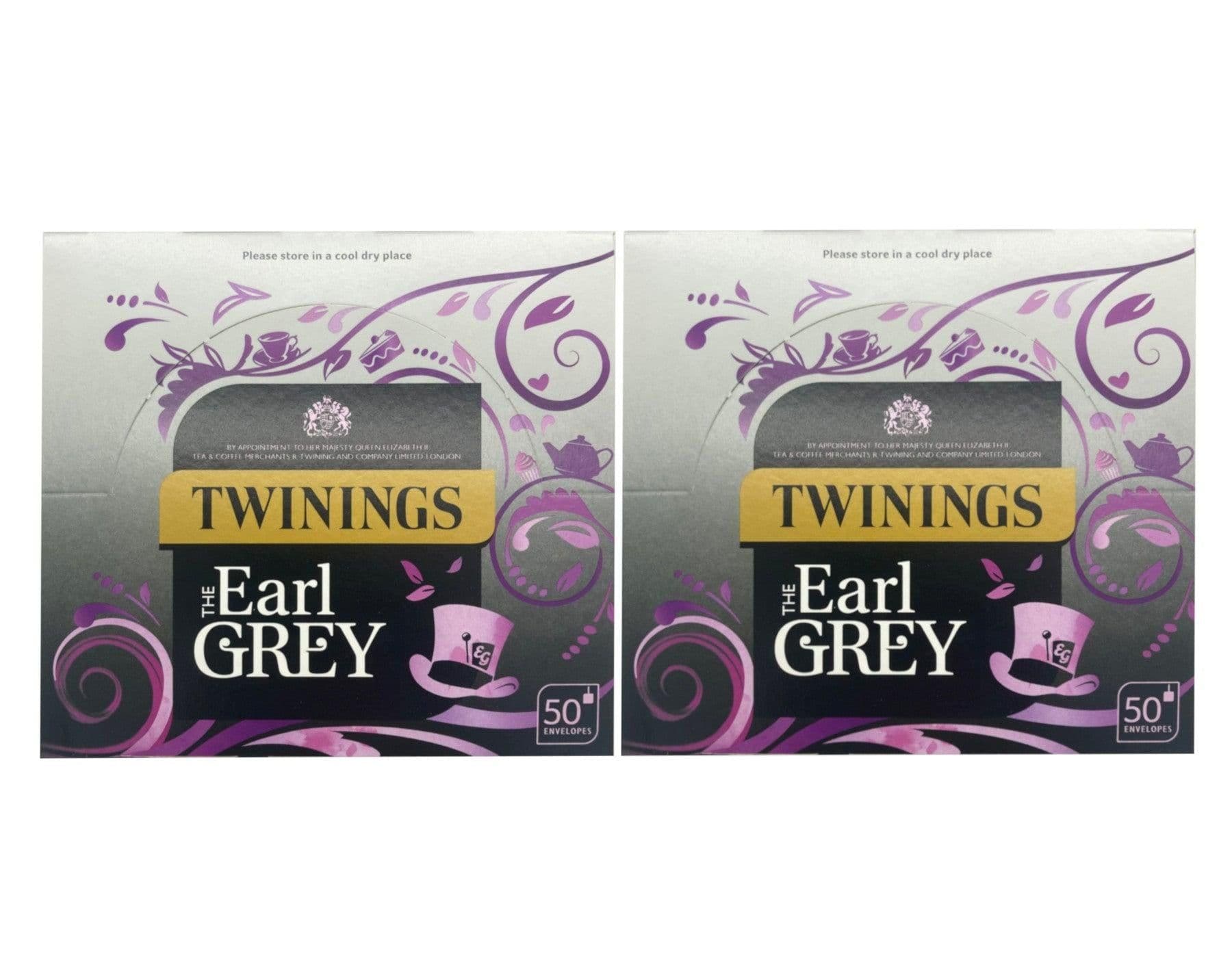 image-Twinings Earl Grey Black Tea Bags Individually Enveloped Tagged Sachets Bergamot