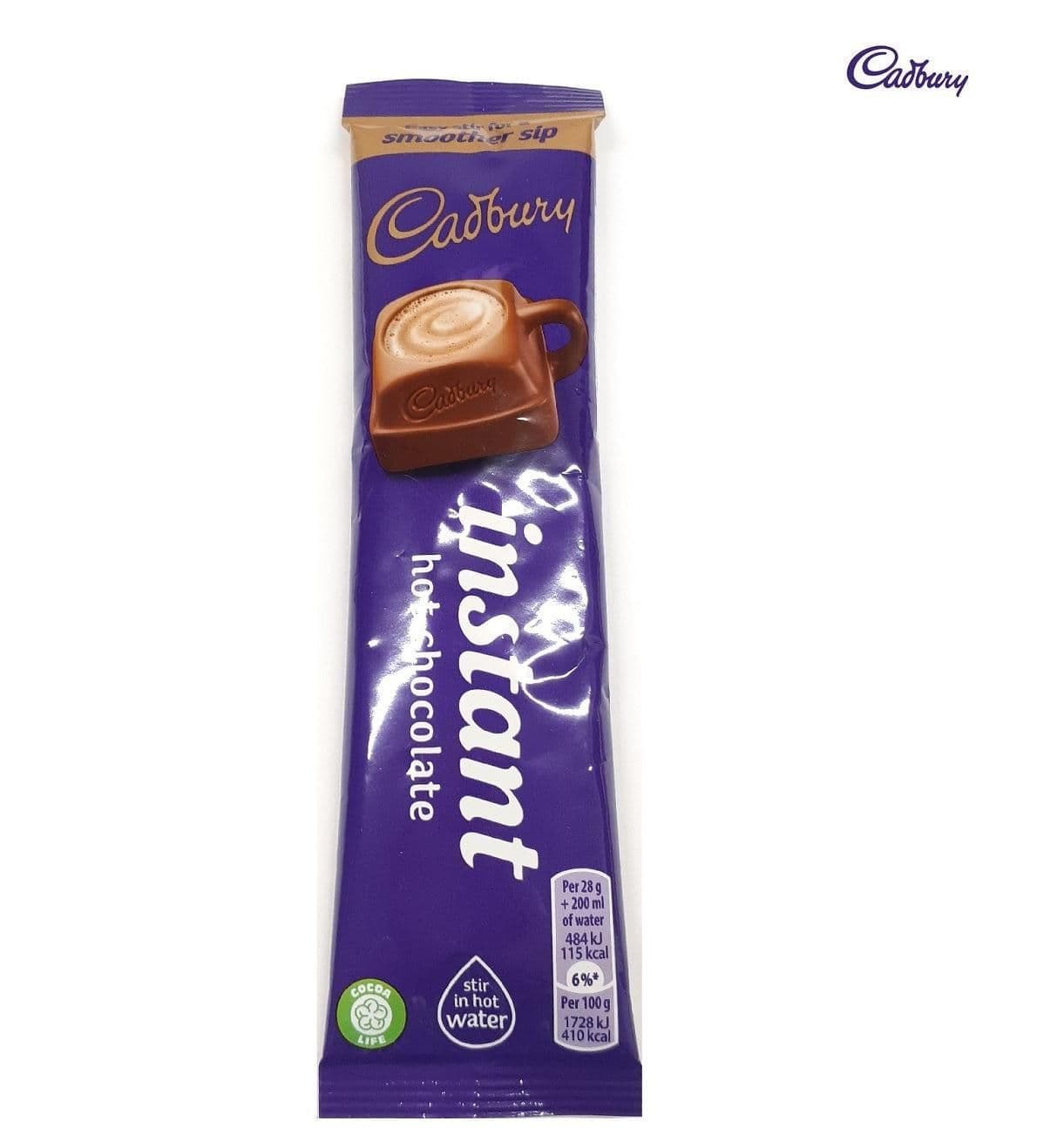 image-CADBURY Hot Chocolate Instant Sachets 28g Powder Drink Individually Packed Stick